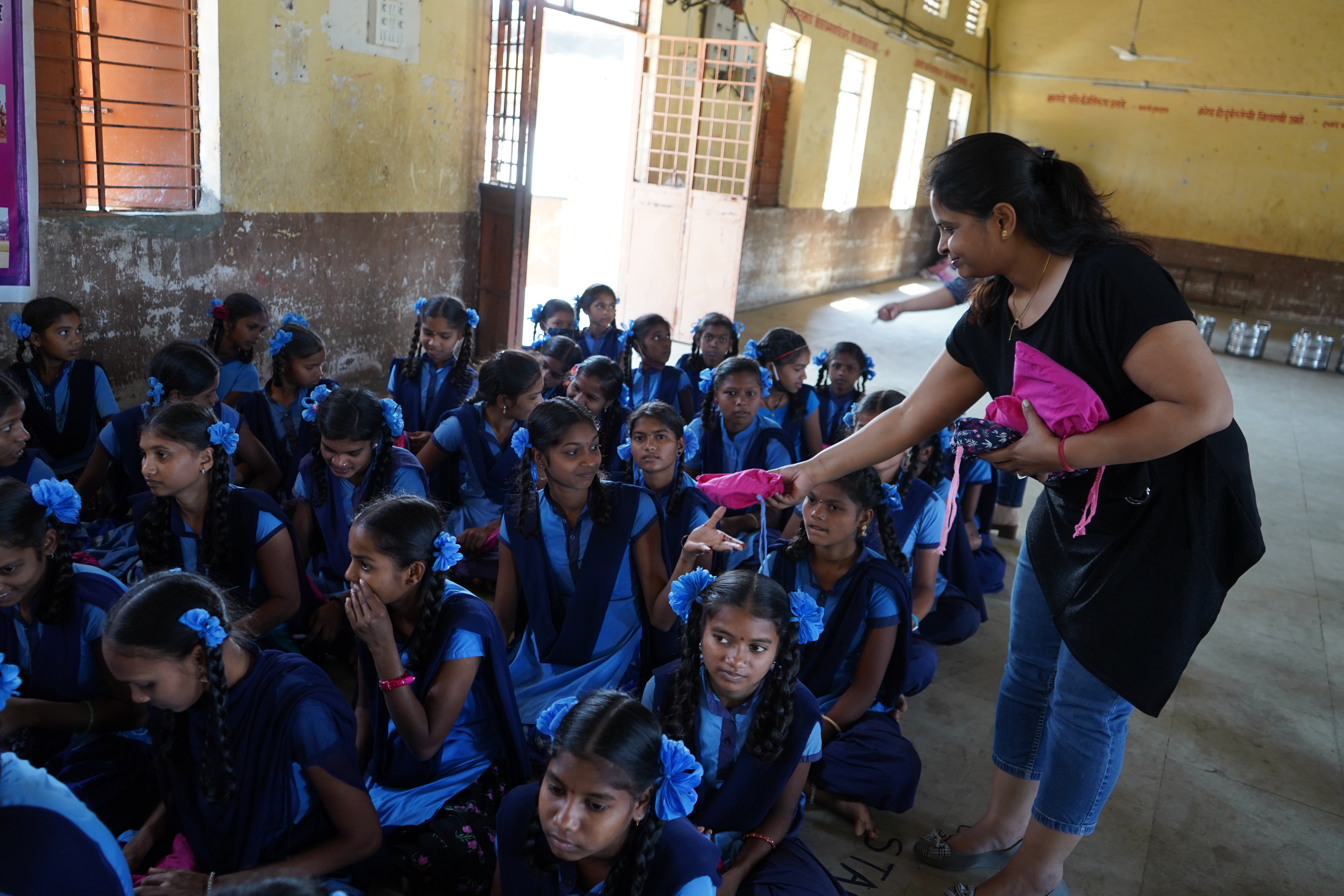 Sanitary Napkin Distribution